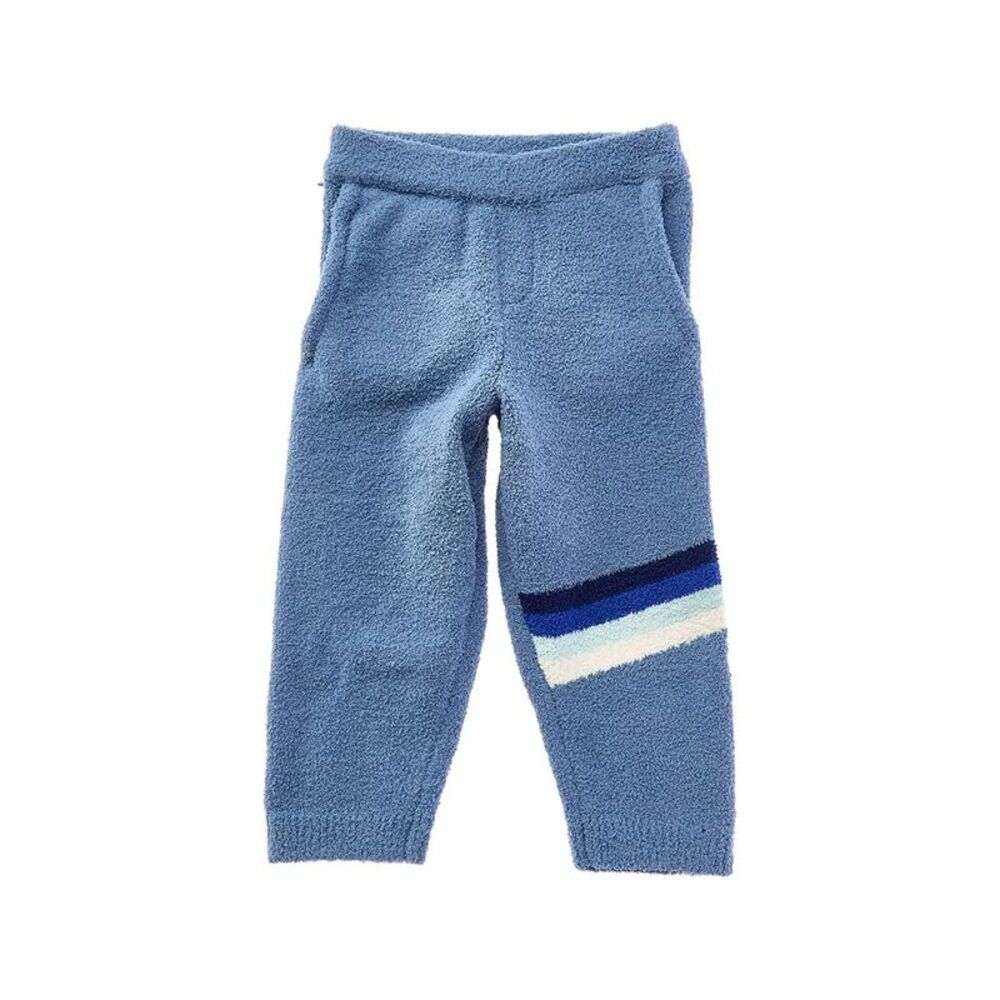 Chaser Boys  Fuzzy Fleece Knit Lounge Pant, Blue